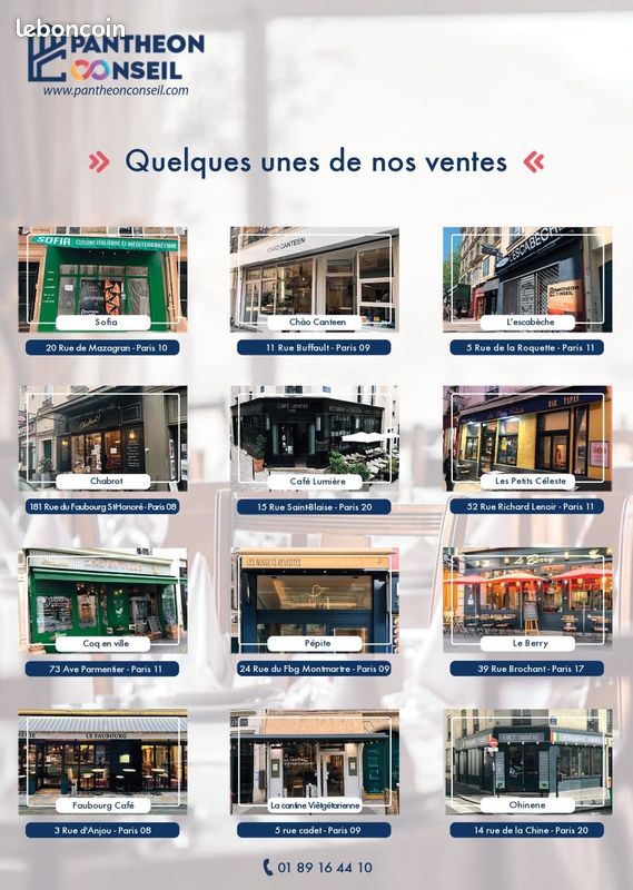 Fonds de commerce 90 m² Paris (image 10)