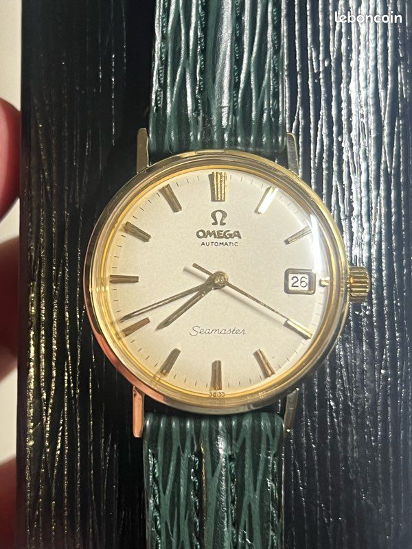 Montre Omega 1944 Pare-chocs Rempli D'or 14 Carats - Occasion, En état De Fonctionnement