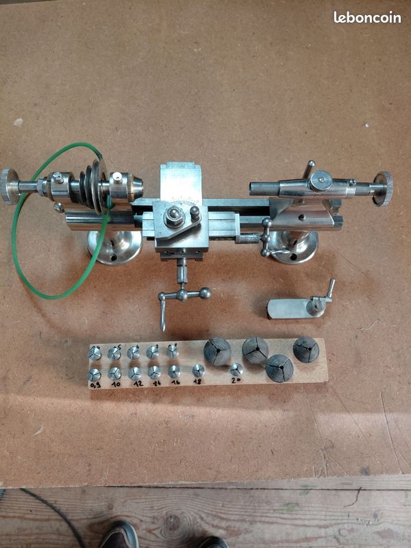 Lot De 50 Pinces De Tour D'horloger 8mm - Marque Moseley & Dale - Pour Collet Ou Mandrin - Occasion