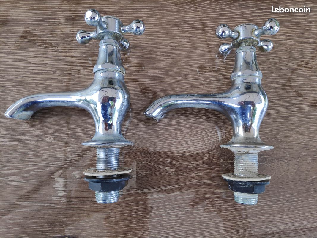POIGNÉE INDICATEUR EAU chaude et froide pour robinets de mélangeur lot