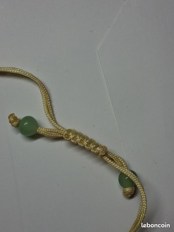 Bracelet avec perles réglable et ajustable comme neuf (image 6)