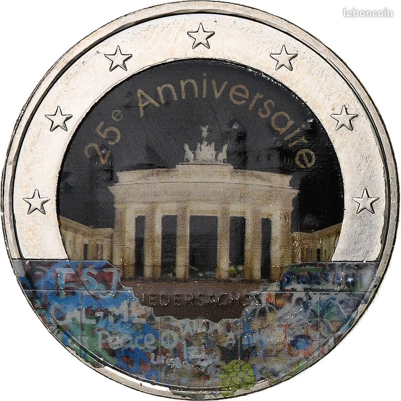 2019 * 2 Euro FRANCE 30e Chute du Mur de Berlin Coincard