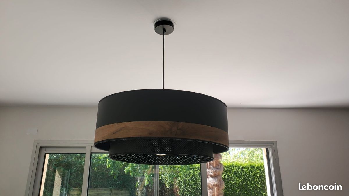 Suspension Backup pvc, noir, Diam.58 cm et 38 cm (image 5)