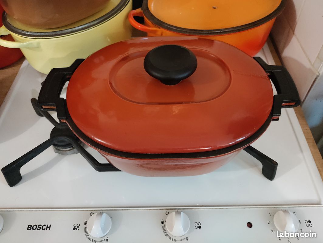 Le Creuset Cocotte Ovale 27cm en Fonte Émaillée VINTAGE (image 2)