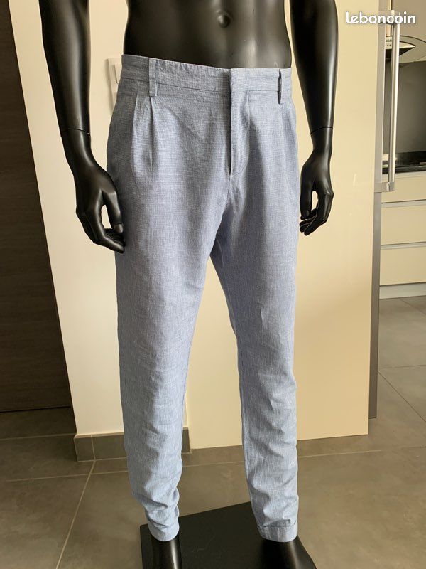 Pantalon bleu clair - Devred - taille 44 (image 2)