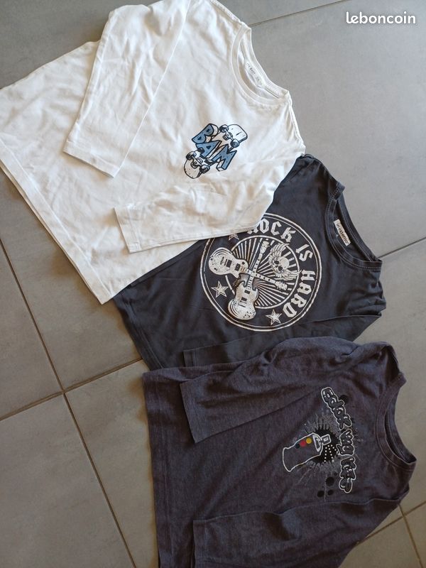 Lot de 3 tee-shirts 5/6ans (image 1)