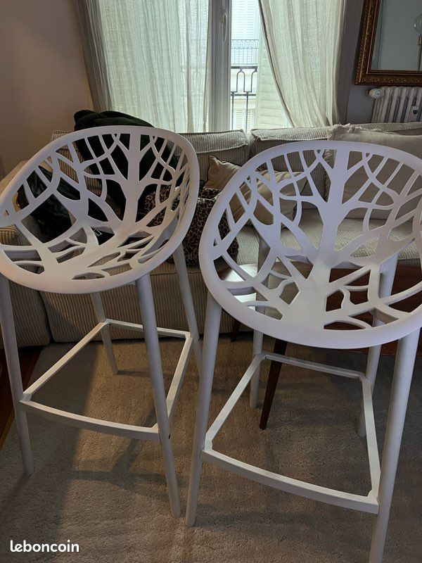 Lot de 2 tabourets hauts Ores Sklum (image 2)