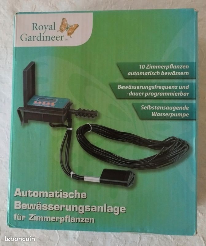 Système D'Arrosage Automatique Royal Gardineer Pour 10 Plantes D'Intérieur