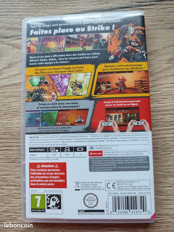 Mario strikers battle League football switch (image 2)