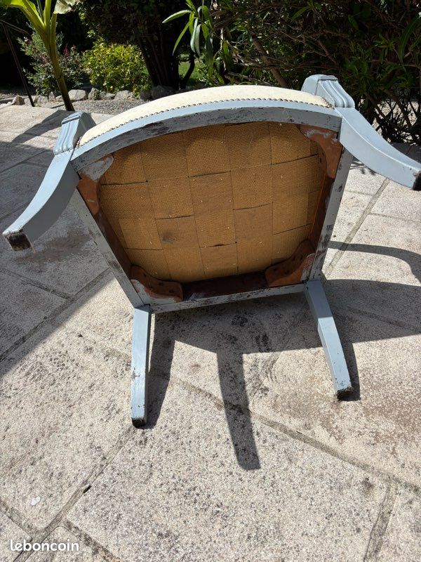 Fauteuil empire peint (image 3)