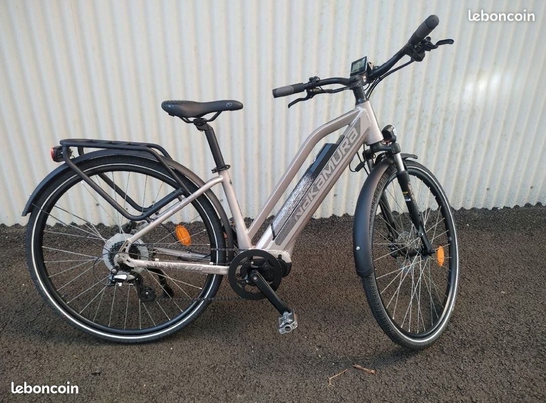 Vtc Electrique Femme Velo Elec Nakamura Vélo électrique Maillot VÃ