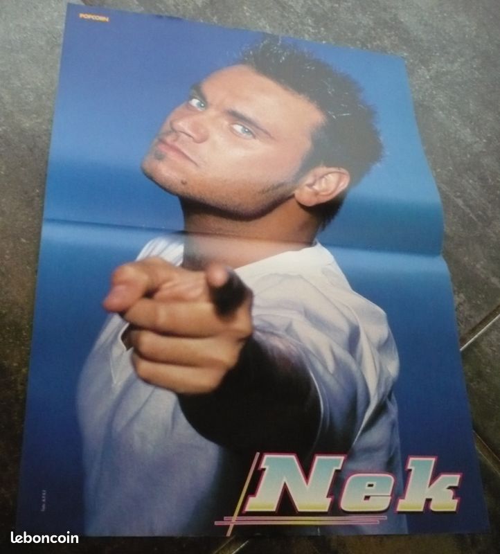 Poster recto verso Nek et Touché 1997 (image 2)