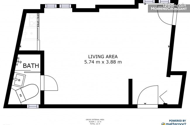 Appartement a louer paris-4e-arrondissement - 1 pièce(s) - 22 m2 - Surfyn