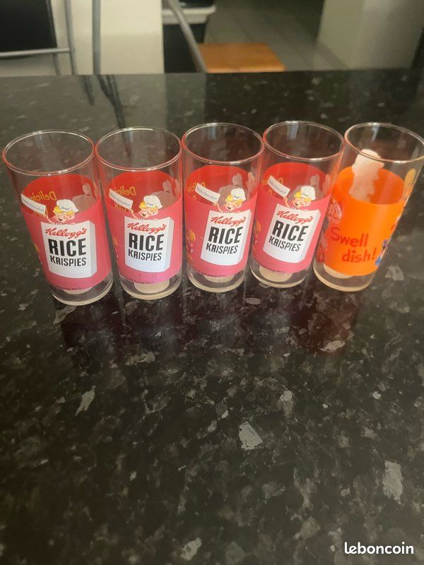5 verre vintage kellogg’s (image 2)