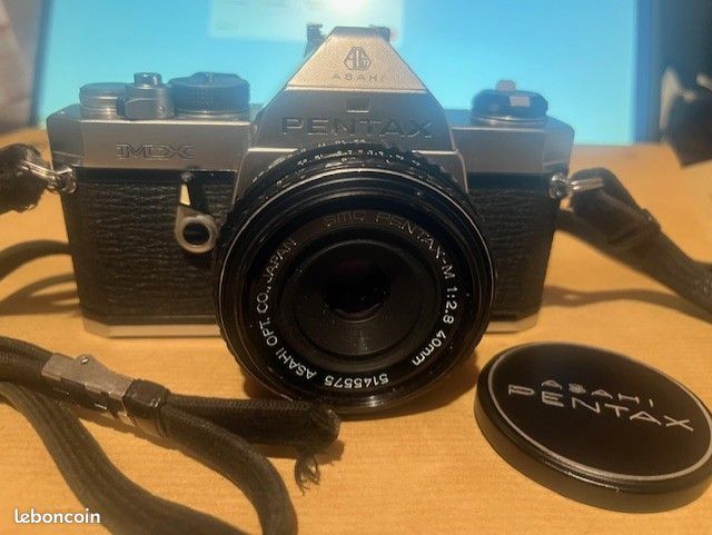Appareil Photo Argentique PENTAX MX Noir + Objectif 50mm F/1.7 - 35mm Manuel