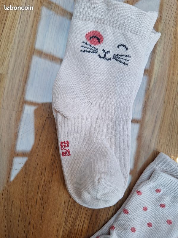 Lot 5 chaussettes Taille 19-22 (image 2)