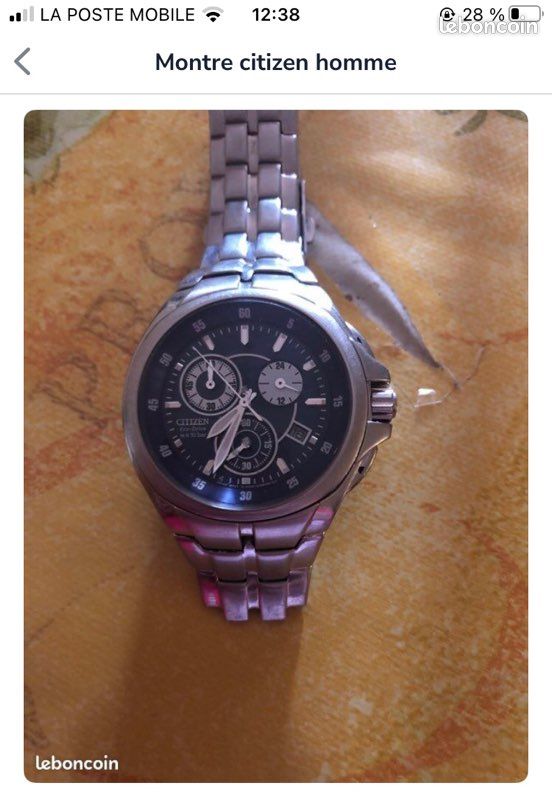 Montre homme citizen (image 1)