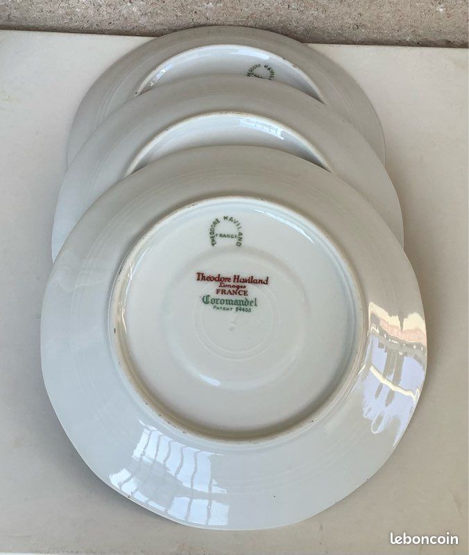 Sous tasses Haviland (image 2)