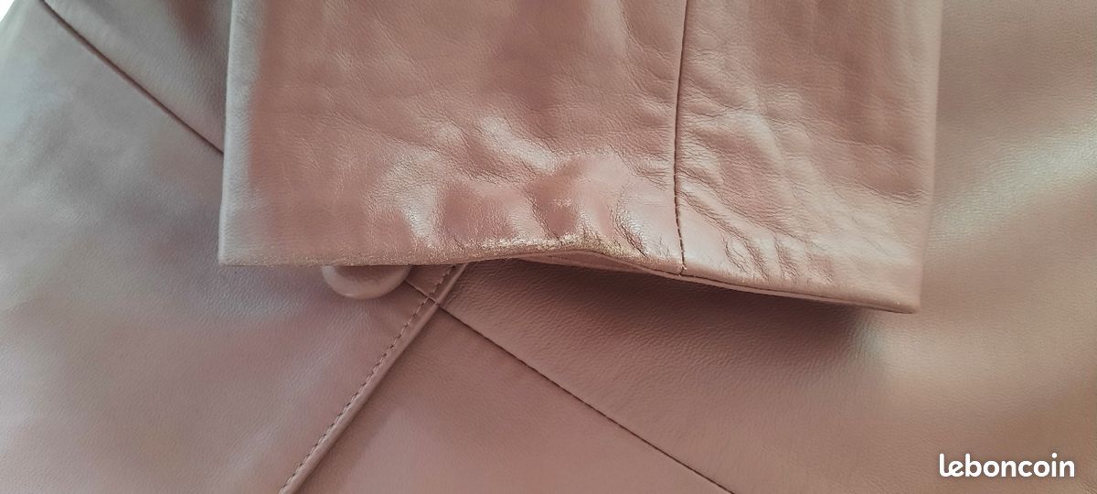 Manteau cuir vintage tbe (image 7)