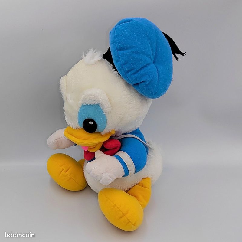 Ancienne Peluche Canard Bébé Donald Duck Disney 35 cm (image 2)