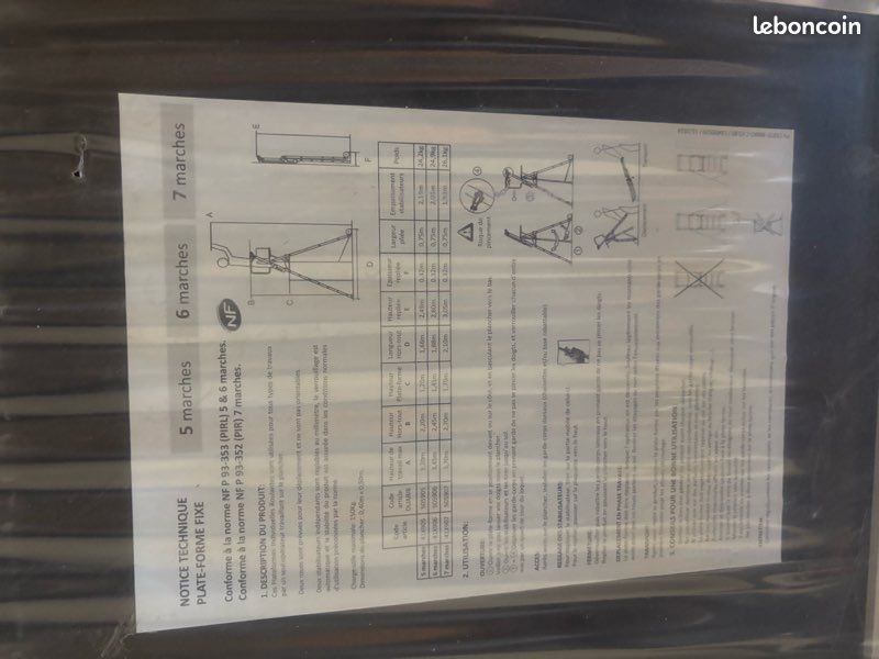 Échelle / Escabeau (image 4)