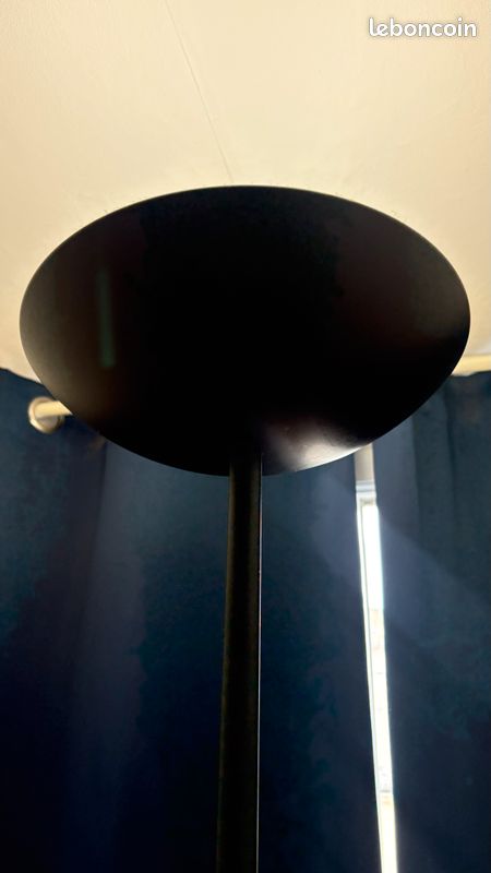 Lampadaire noir 180 cm – Style moderne, lumière fluorescente (image 3)