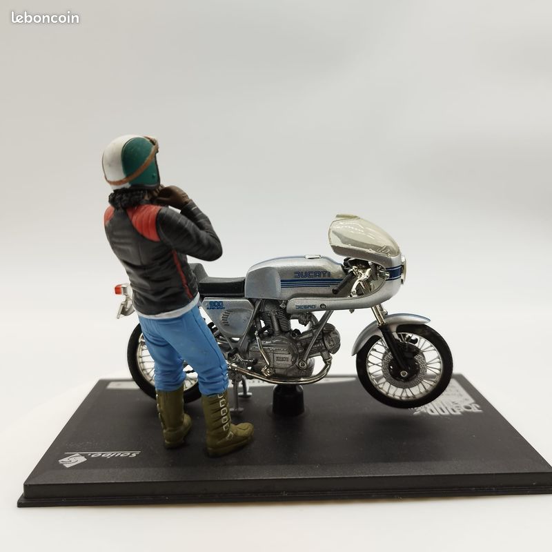 Miniature Moto Solido 1/18 Honda Joe Bar Team - Occasion, Modèle Diecast
