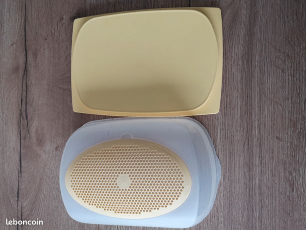 Grande cloche plateau de fromage tupperware - Arts de la table