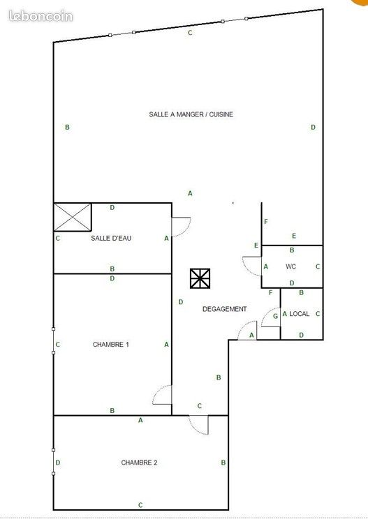 Appartement 60 m² Branne - Branne 33420 (image principale 8)