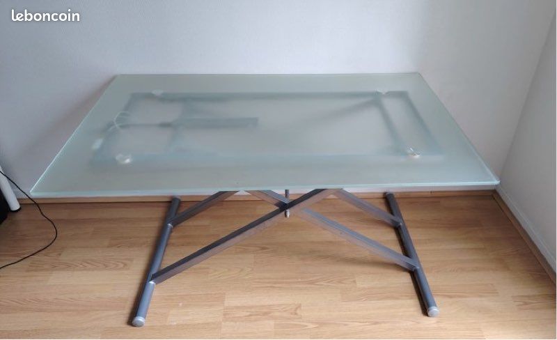 Table basse escamotable / relevable (image 1)