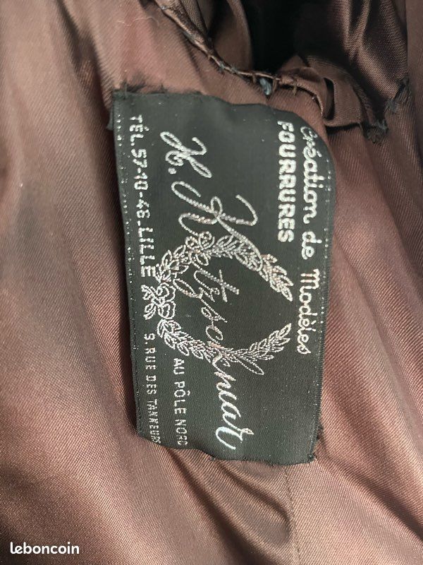 Manteau En Fourrure De Vison Kretzschmar Taille S - Doré - Occasion Très Bon état
