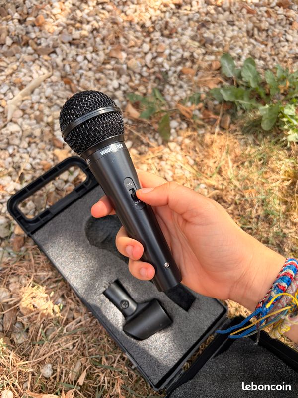 Microphone chant Woodbrass MM5S + mallette – 12 (image 3)