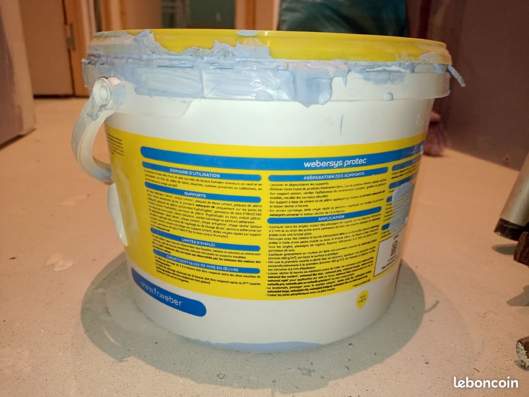 Pot webersys protection, protection a l eau sous carrelage (image 3)