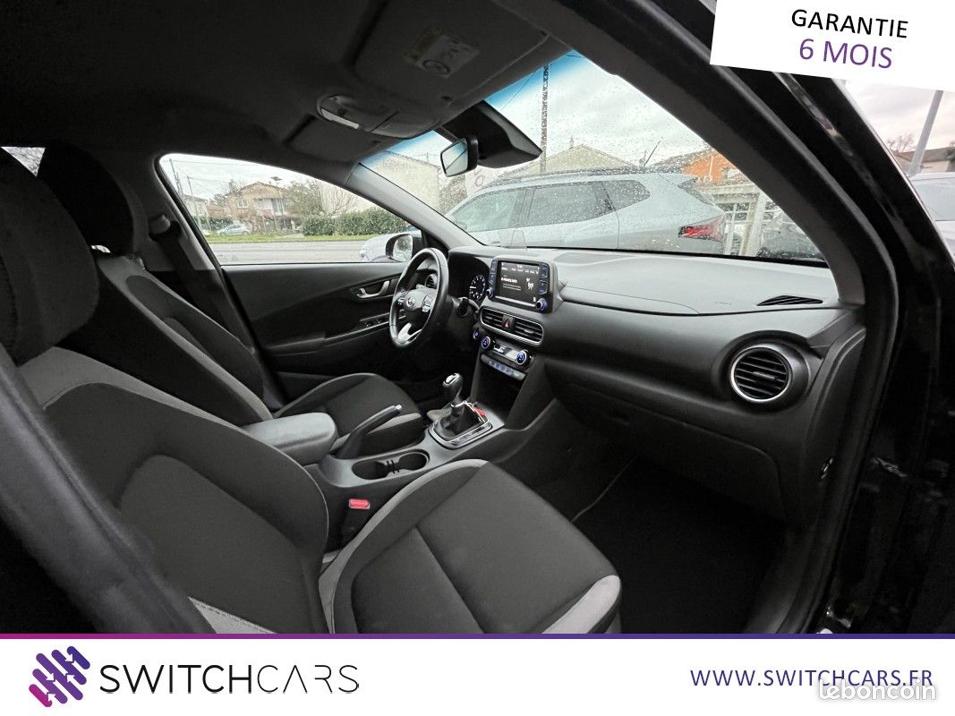 Hyundai Kona 1.0 T-GDi 120cv EDITION * CARPLAY CLIM AUTO CAMERA DE RECUL PACK SON (image 18)