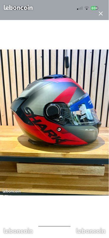Casque de moto Shark spartan gt elgen neuf - Taille Xs (image 2)
