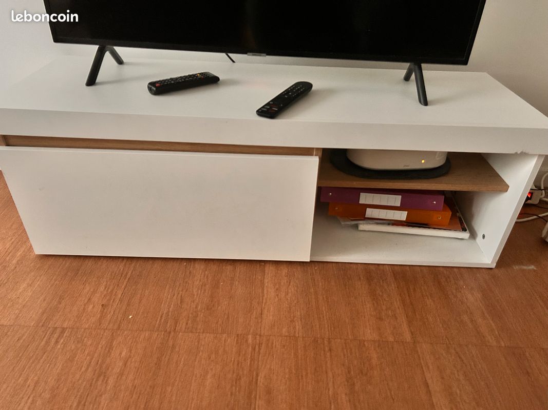 Meuble Tv blanc (image 1)