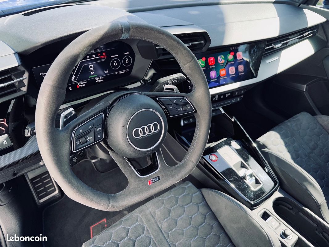 Audi RS 3 PERFORMANCE EDITION 2.5 TFSI 407 CV 1 OF 300 + TOIT OUVRANT + B&O + FREINS CERAMIQUE + GARANTIE 12 MOIS (image 7)