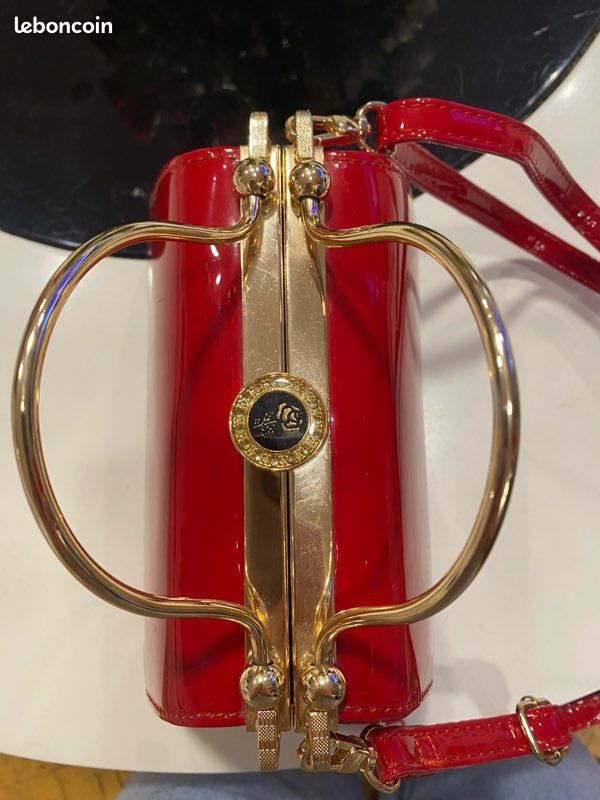 Sac vernis rouge Flora & Co – élégant & tendance (image 3)