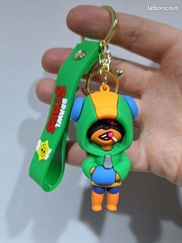 Porte Clés / Porte Clefs Brawl Stars Modèle Léon (image 1)