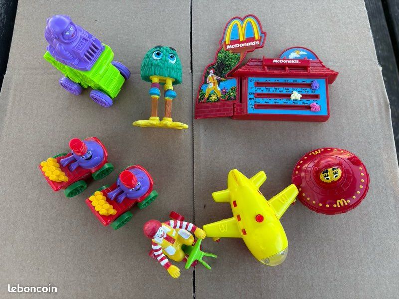 Lot De Jouets McDonald's Vintage – Collection Assortie, Occasion