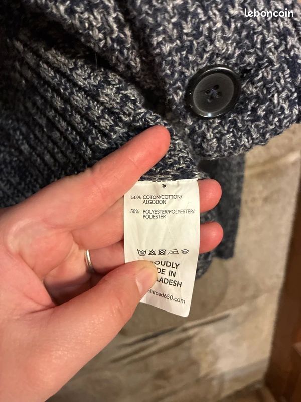 Gilet gris texturé Maison Scotch – M (image 7)