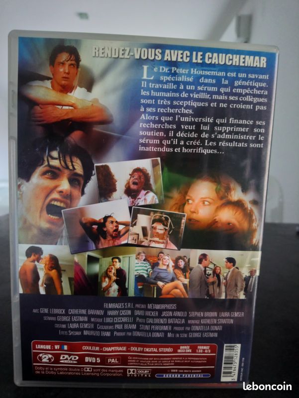 Metamorphosis 1990 DVD Rare George Eastman Joe Amato (image 2)
