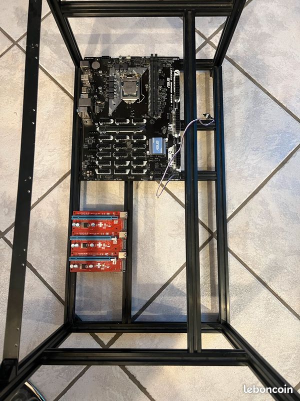 Carte mère asus b250 mining expert + rig (image 3)