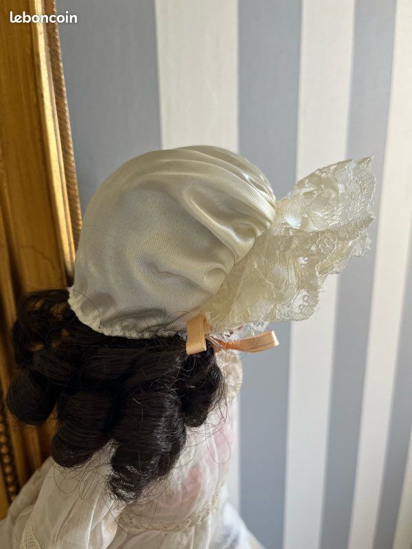 Dentelle Ancienne Fine - Pour Poupée, Coiffe Ou Couture - Bon état - Origine France