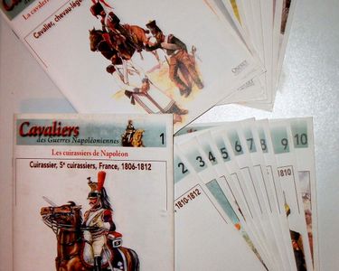 Lot Rare De 14 Cavaliers Chasseurs D'Afrique – Carton Découpé – Klaenschi Georges