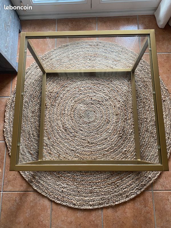 Table basse Métal doré (image 1)