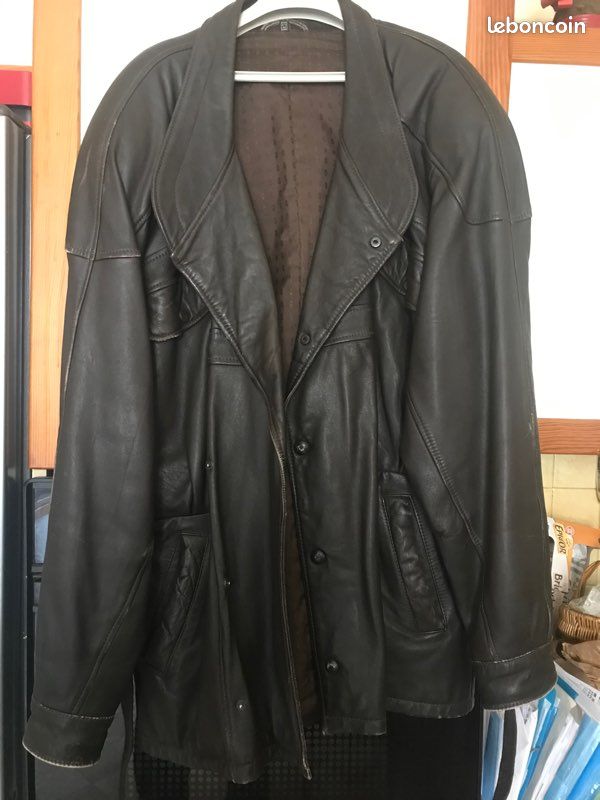 Veste cuir pour homme taille 52 (image 1)
