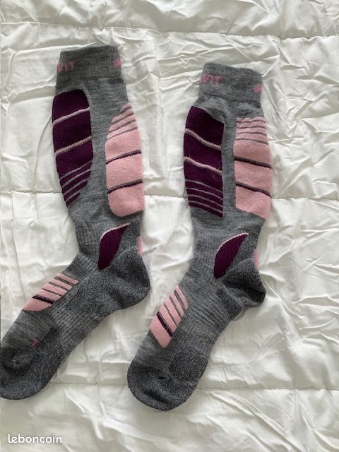 Chaussettes de ski Fille Pointure 35-36 Sport Plein air
