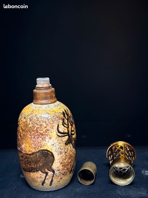 Lampe Berger ancienne Grotte de Lascaux complète (image 1)