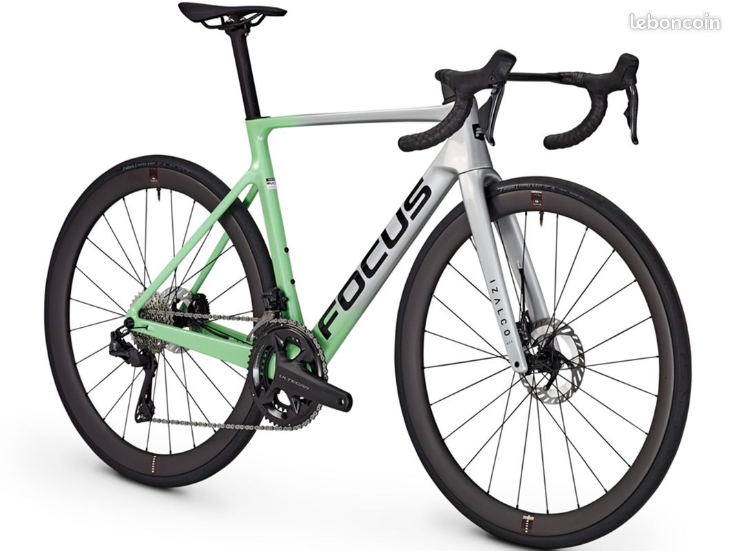 Vélo course carbone Focus Izalco Max 9.7 nepalsilver/mintgrey - 12v Ultegra DI2 2026 Couleur - Gris (image 2)